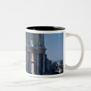 Celsus Library, built in AD 135 Two-Tone Coffee Mug