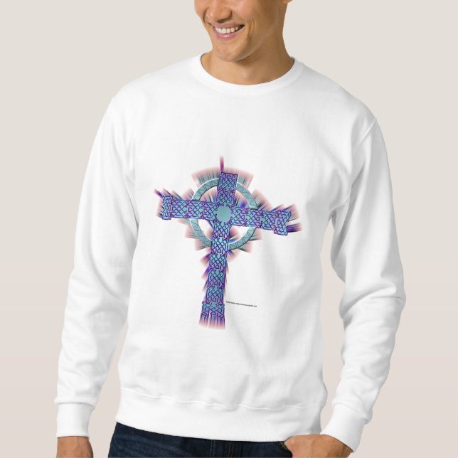 Celt Cross Men's Sweatshirt (Front)