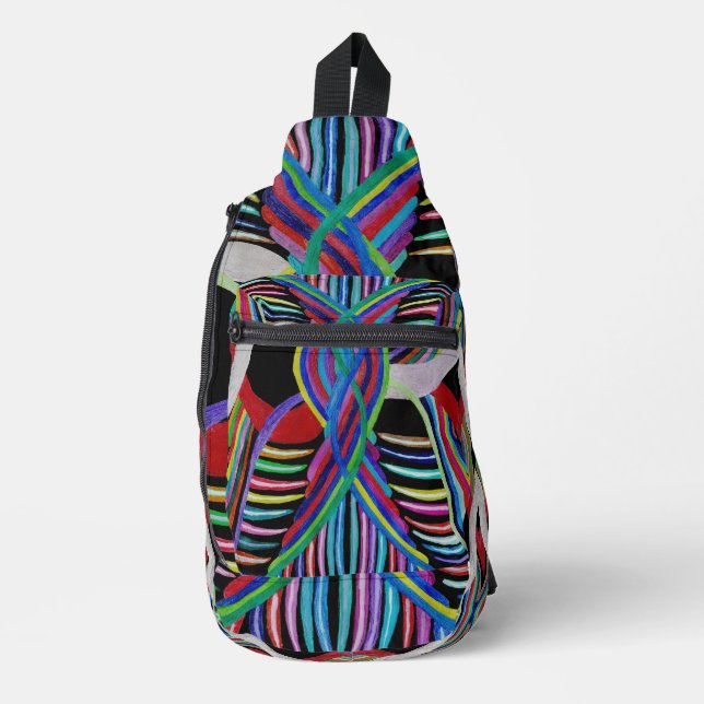 Celtelix on sling/crossbody bag (Front)