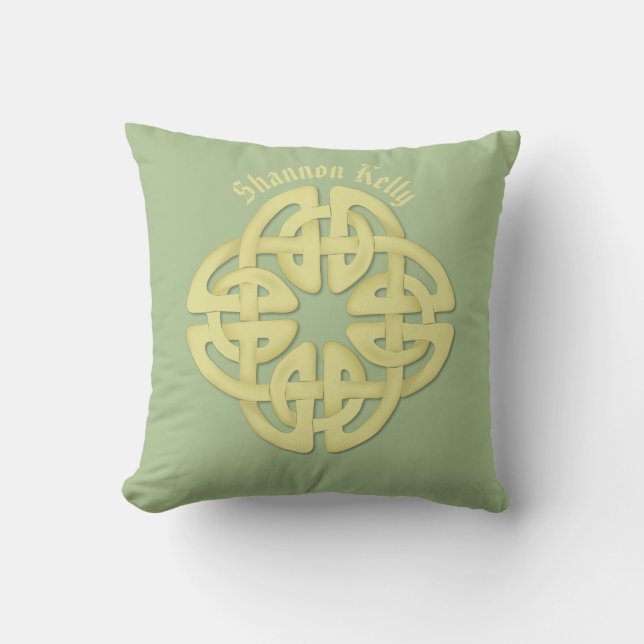 Celtic All-Over-Print  Throw Pillow (Front)