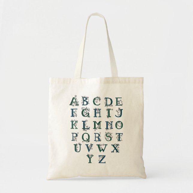 Celtic Alphabet bag (Front)