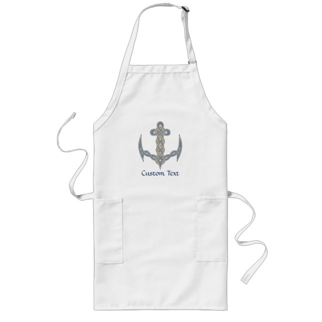 Celtic Anchor 1 Long Apron (Front)