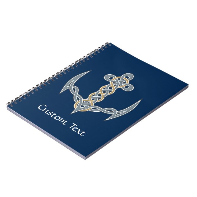 Celtic Anchor 1 Notebook (Left Side)