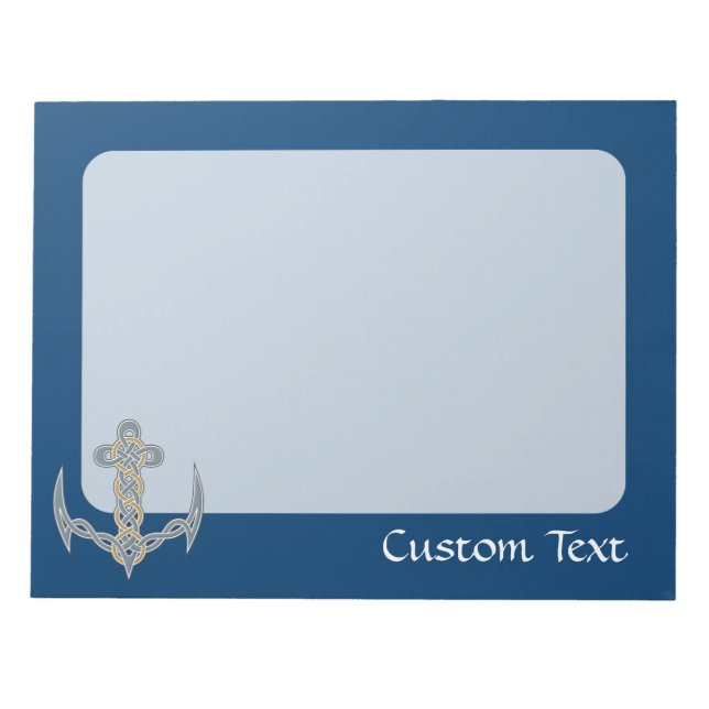 Celtic Anchor 1 Notepad (Front)