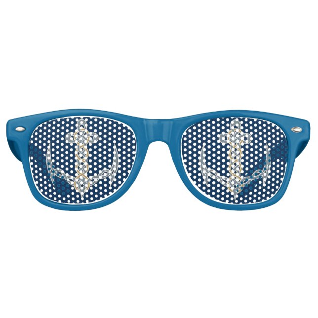 Celtic Anchor 1 Retro Sunglasses (Front)