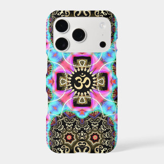 Céltic Arabesque Aum Gold Art Fusion iPhone 4 Case