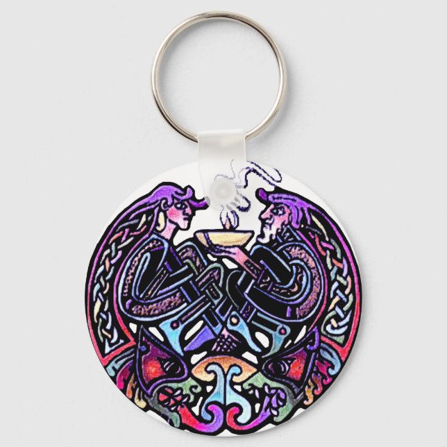 Celtic Art Design Keychain (Front)
