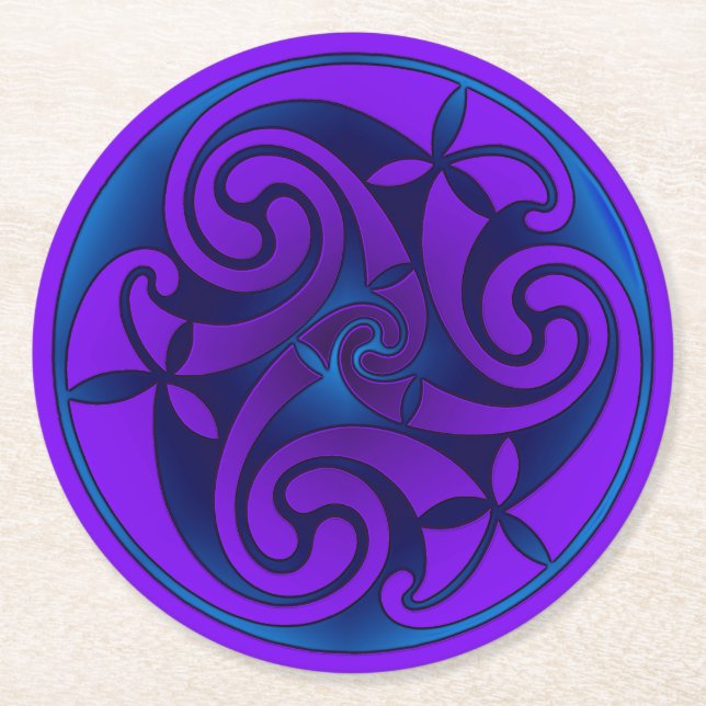 Celtic Art & Design Paper Coasters (Front)