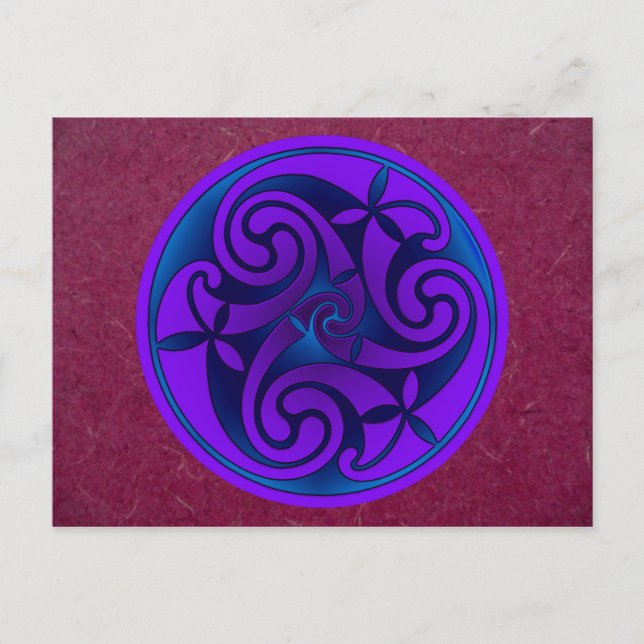 Celtic Art Design Postcard (Front)