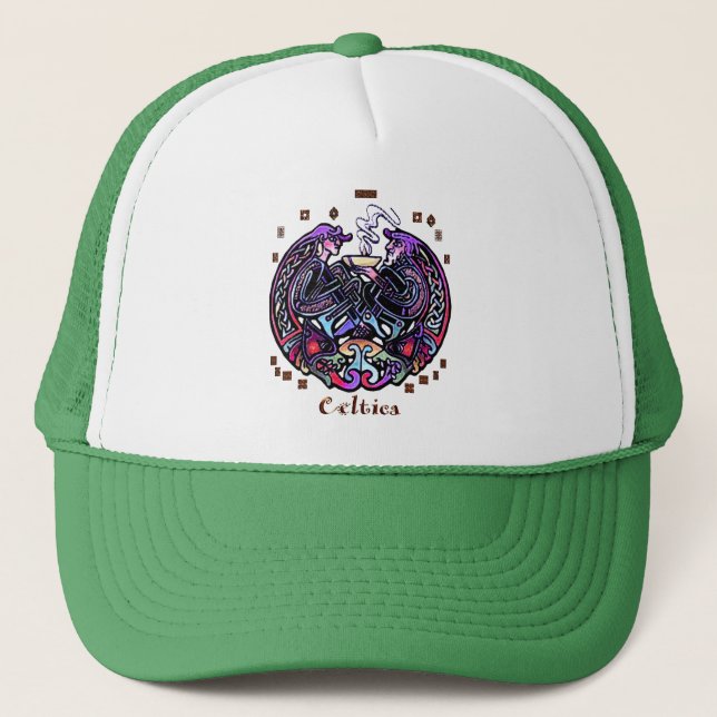 Celtic Art Design Trucker Hat (Front)