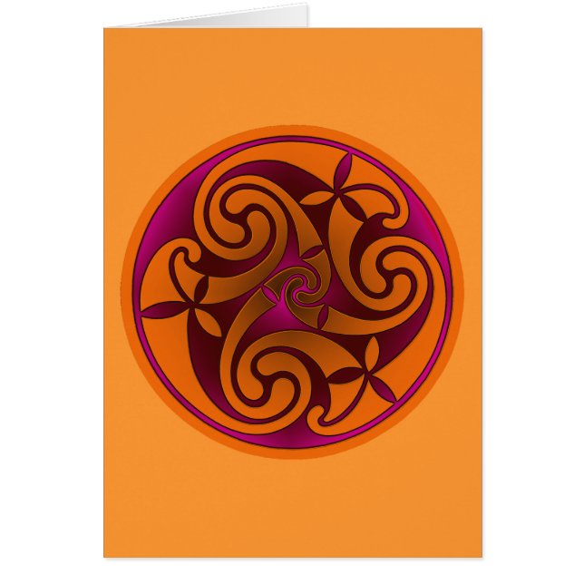 Celtic Art Spiral Design (Front)