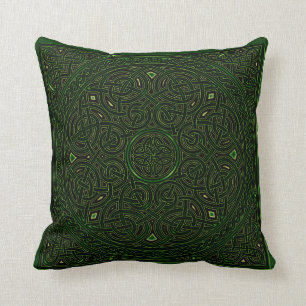 celtic art throw pillow