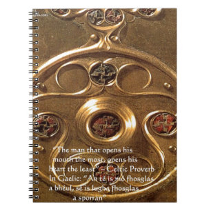 Celtic Artifact & Proverb Gifts & Cards Notebook