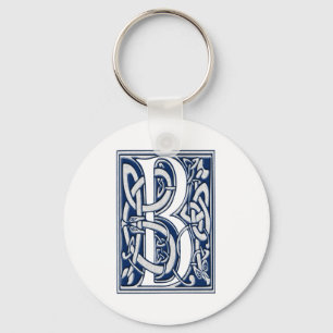 Celtic B Monogram Keychain