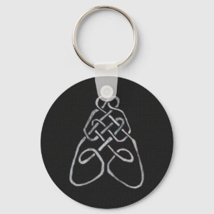 Celtic Bee Knot Keychain