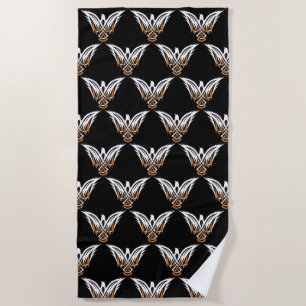 Celtic Bird Beach Towel