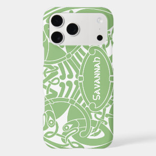 Celtic Bird Circle Pattern Personalized iPhone