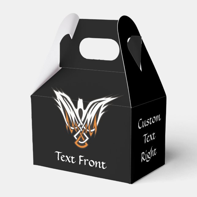 Celtic Bird Favour Box (Front Side)