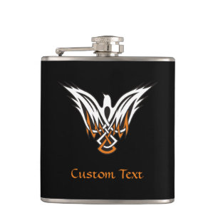 Celtic Bird Hip Flask