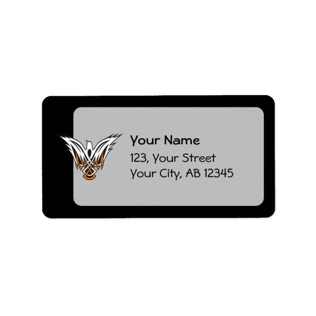 Celtic Bird Label (Front)