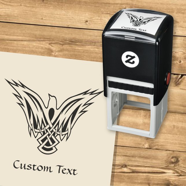 Celtic Bird Self-inking Stamp (Creator Uploaded)