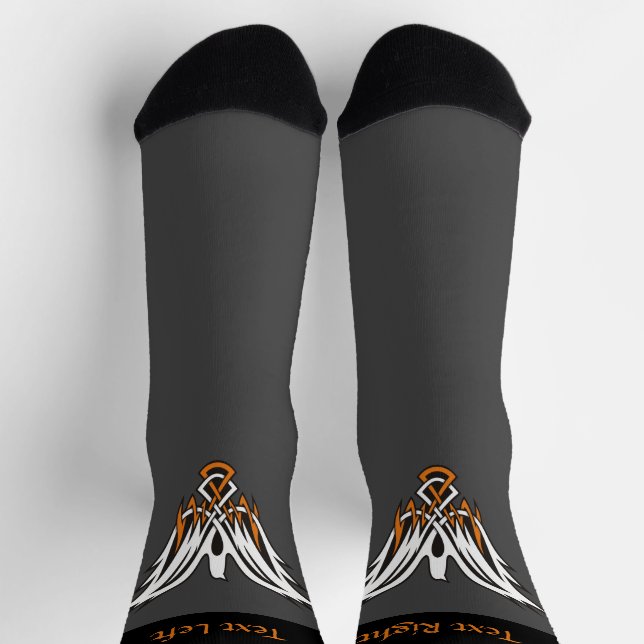 Celtic Bird Socks (Top)