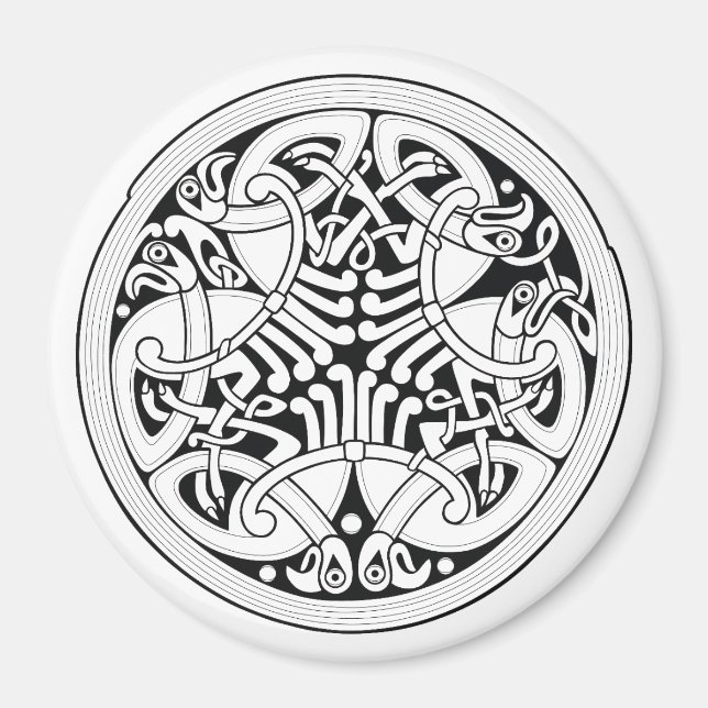 celtic birds magnet (Front)