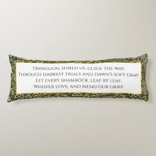 Celtic Bloom Body Pillow