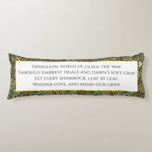 Celtic Bloom Body Pillow