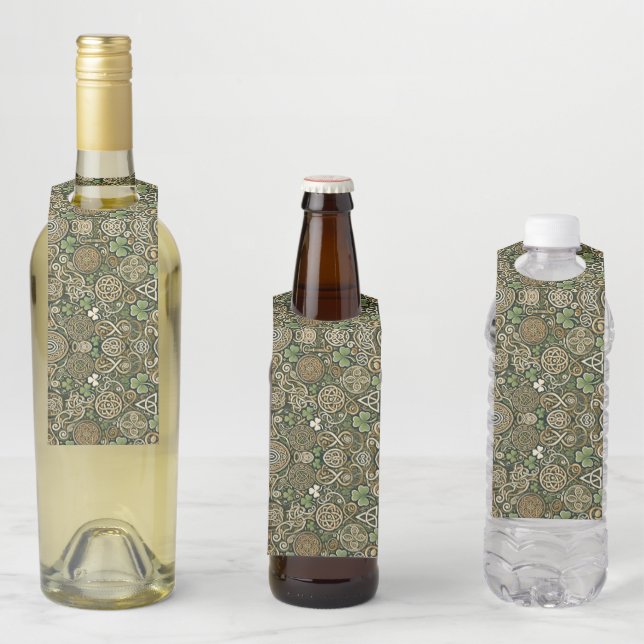 Celtic Bloom Bottle Tag (In Situ)