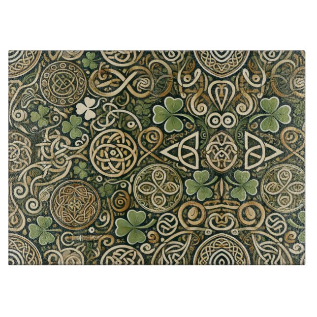 Celtic Bloom Cutting Board (Front)