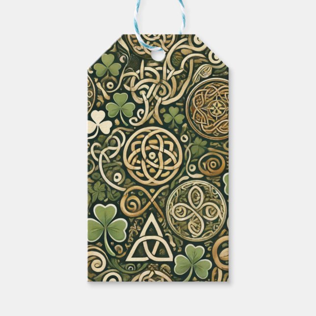 Celtic Bloom Gift Tags (Front)