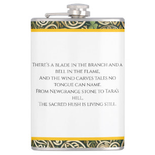 Celtic Bloom Hip Flask