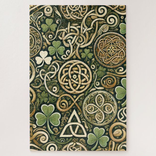 Celtic Bloom Jigsaw Puzzle (Vertical)
