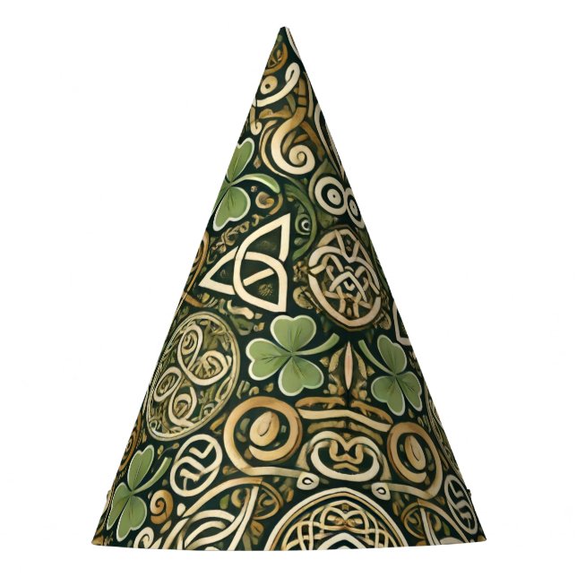 Celtic Bloom Party Hat (Front)
