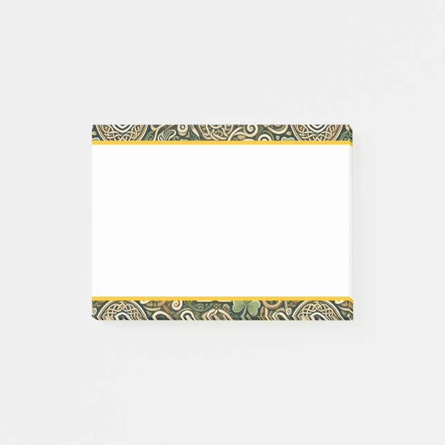 Celtic Bloom Post-it Notes (Front)