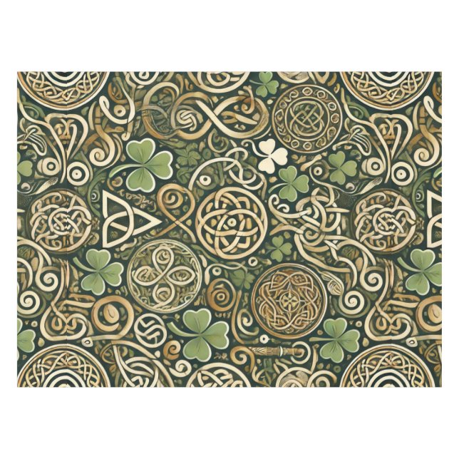 Celtic Bloom Tablecloth (Front (Horizontal))