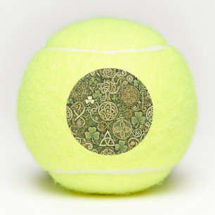 Celtic Bloom Tennis Balls