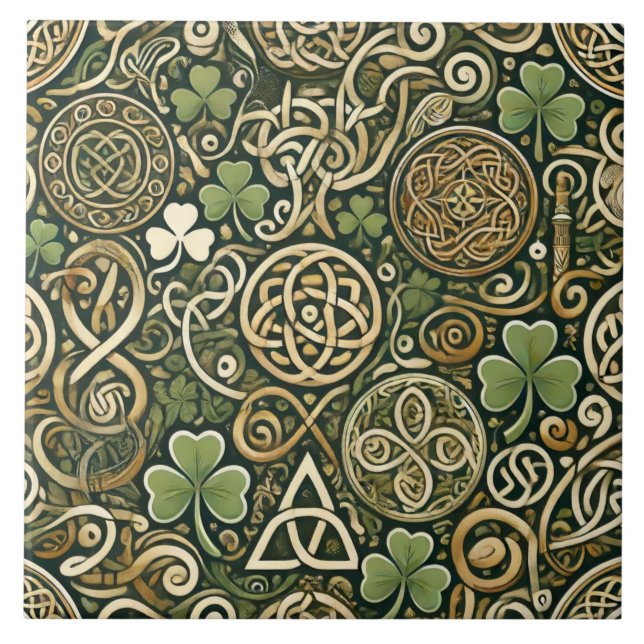 Celtic Bloom Tile (Front)