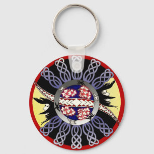 Celtic Blossoms Keychain