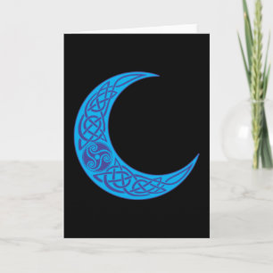 Celtic Blue Moon Card