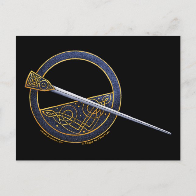 Celtic brooch design postcards #2 (Front)
