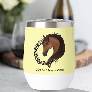 Celtic Brown Horse Yellow