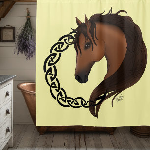 Celtic Brown Horse Yellow