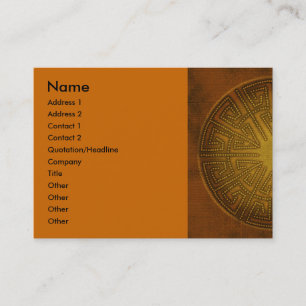 Celtic business card