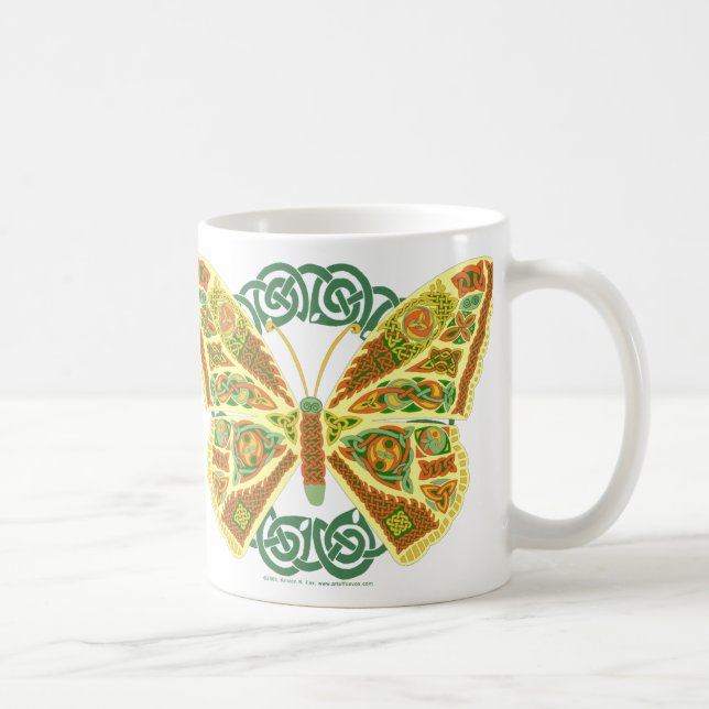 Celtic Butterfly Mug (Right)