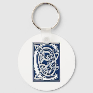 Celtic C Monogram Keychain