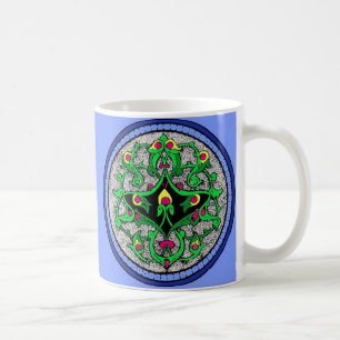 Celtic cartouche coffee mug