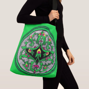 Celtic cartouche crossbody bag