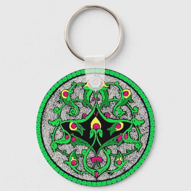 Celtic cartouche keychain (Front)